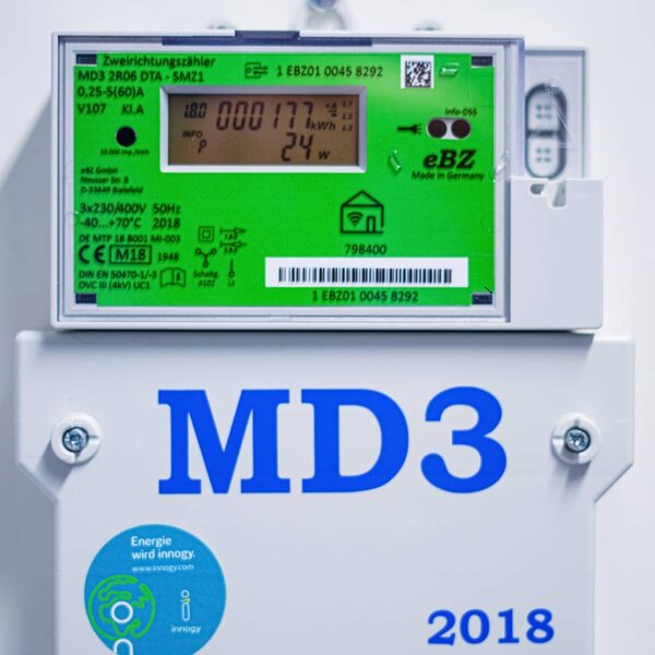 Der MD3, mit integrierter MeDa@home (innogy) Funktionalität 