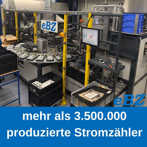 Die eBZ GmbH hat bisher mehr als 3,5 Mio. Stromzähler produziert.