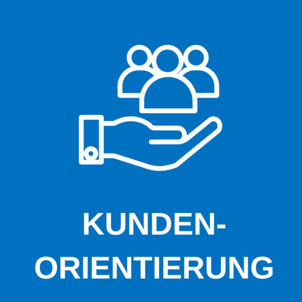 Werte der eBZ GmbH: Kundenorientierung ist essentiell.